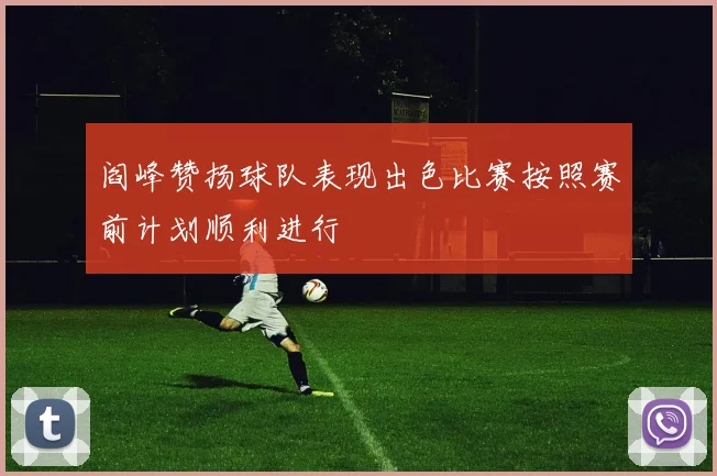 阎峰赞扬球队表现出色比赛按照赛前计划顺利进行